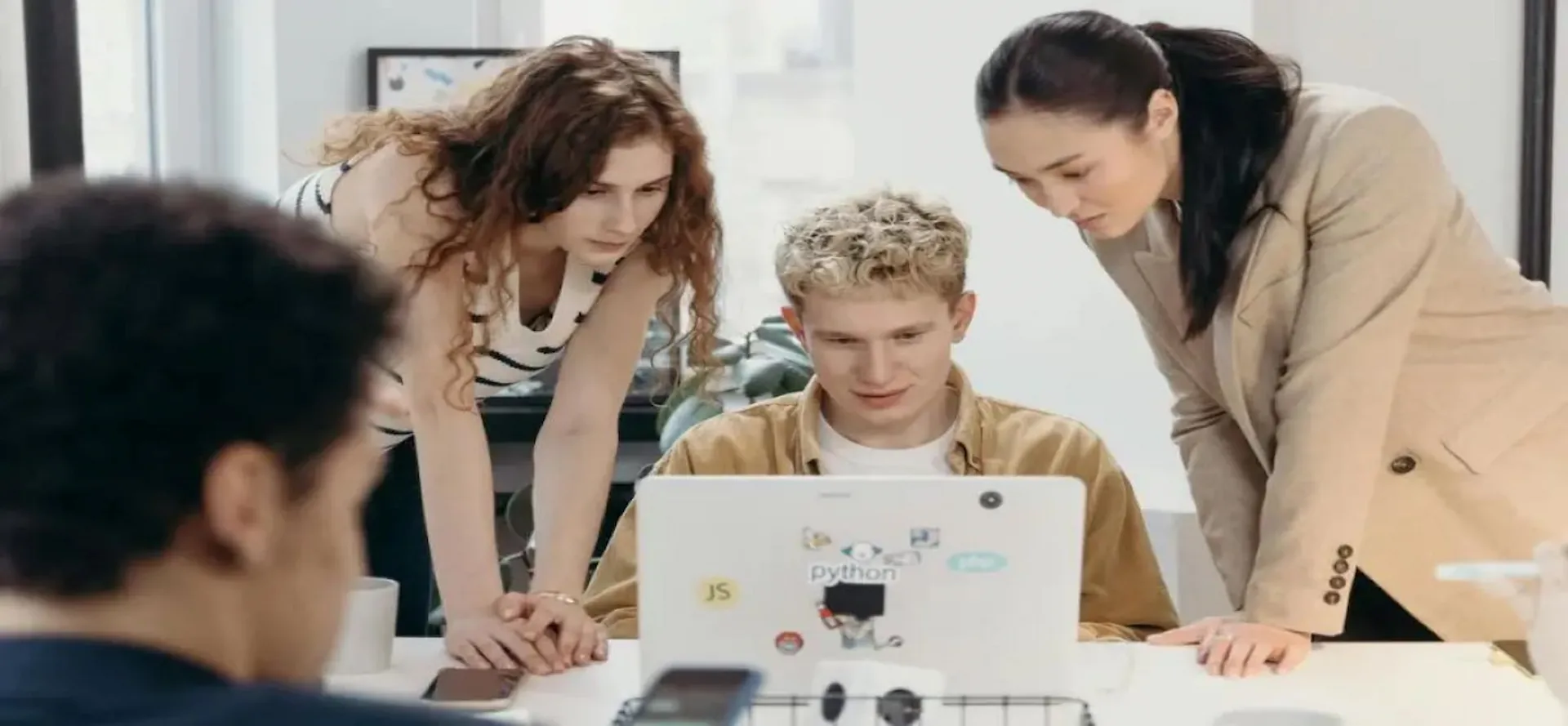 People exploring international outsourcing opportunities