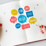 Multilingual content in picture: Hello in different languages