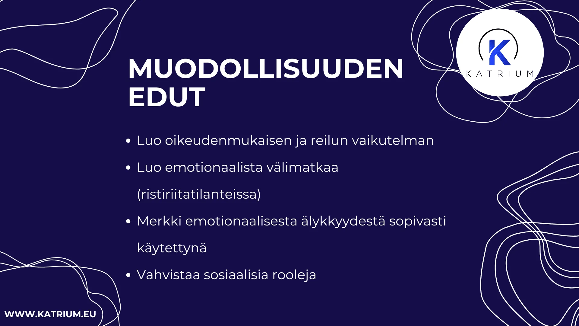 Infograafi, jossa esitellään muodollisuuden edut: oikeudenmukaisuus, emotionaalinen välimatka, älykäs viestintä ja sosiaalisten roolien vahvistaminen.
