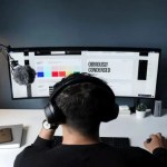 Multilingual person offering content services.