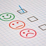 Multiple answer question with smiley faces on it