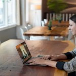 Person working at a remote backoffice.