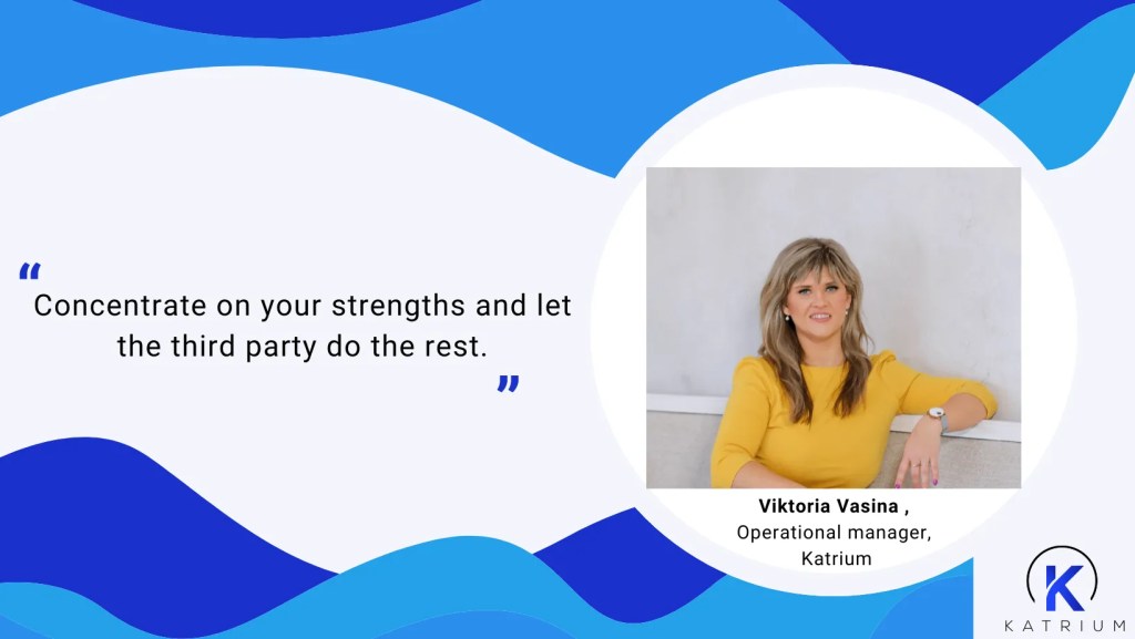 A quote from Viktoria Vasina
