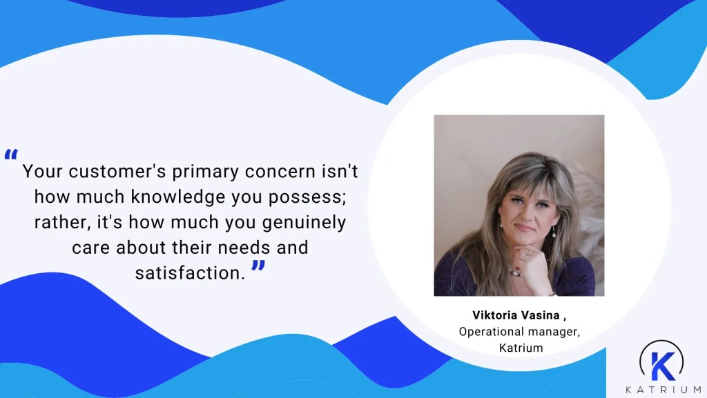 A quote from Viktoria Vasina