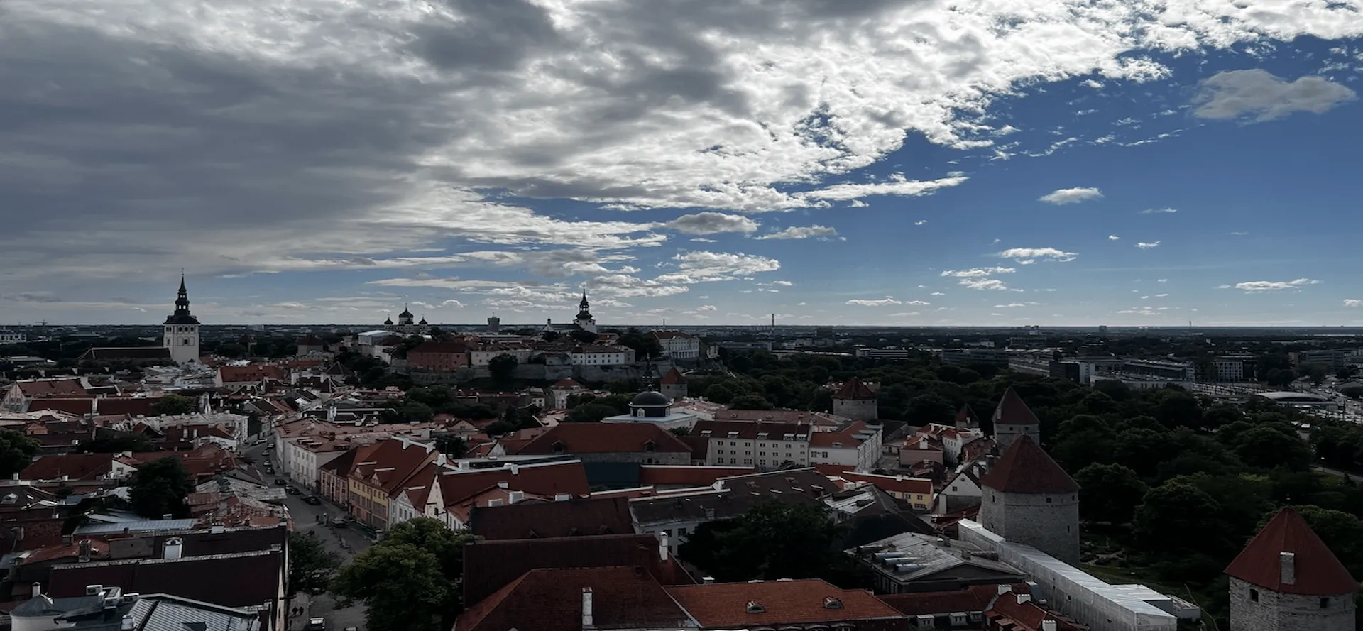 Drone photoshoot of Talinn