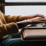 Person making a SEO strategy on a computer.