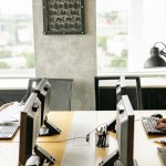 A group of people performing customer service training