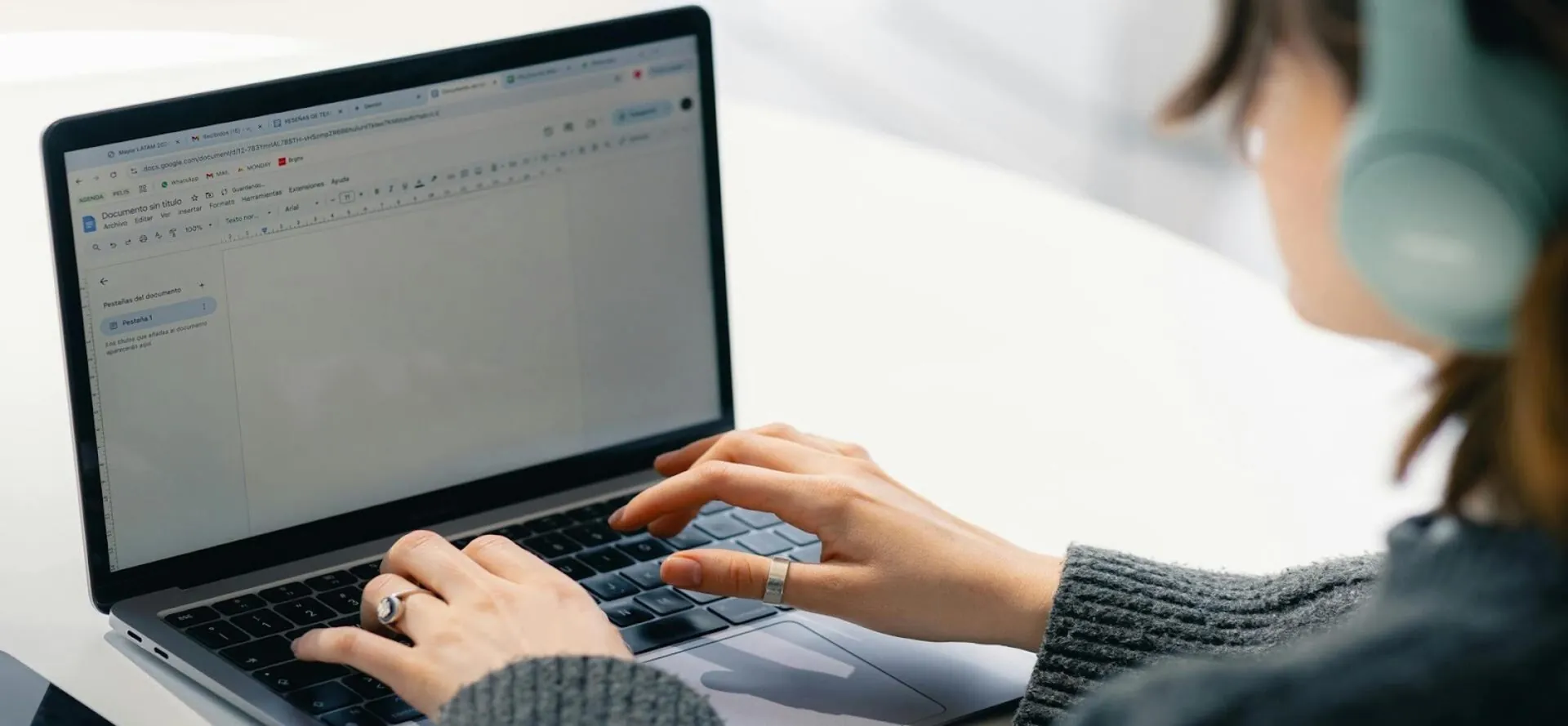 Person performing email services