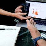 Two people doing a Business administration service