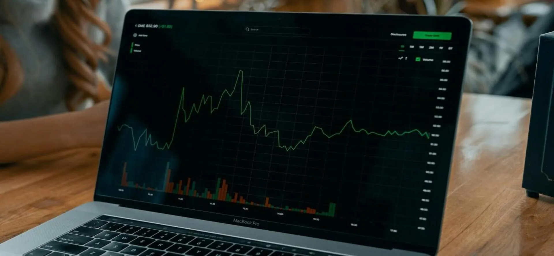 A bar graph depicting analytical services