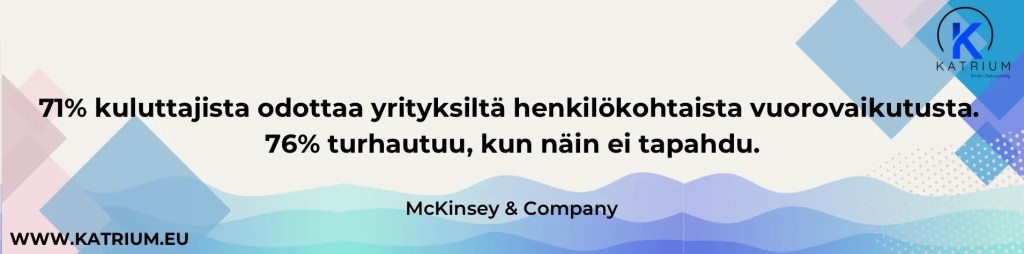 Henkilökohtaisen asiakaspalvelun kanavat 