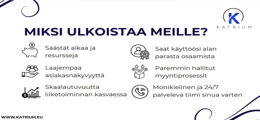 Miksi ulkoistaa meille