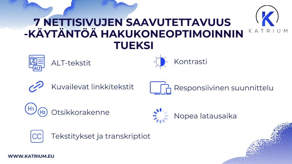 nettisivujen saavutettavuus