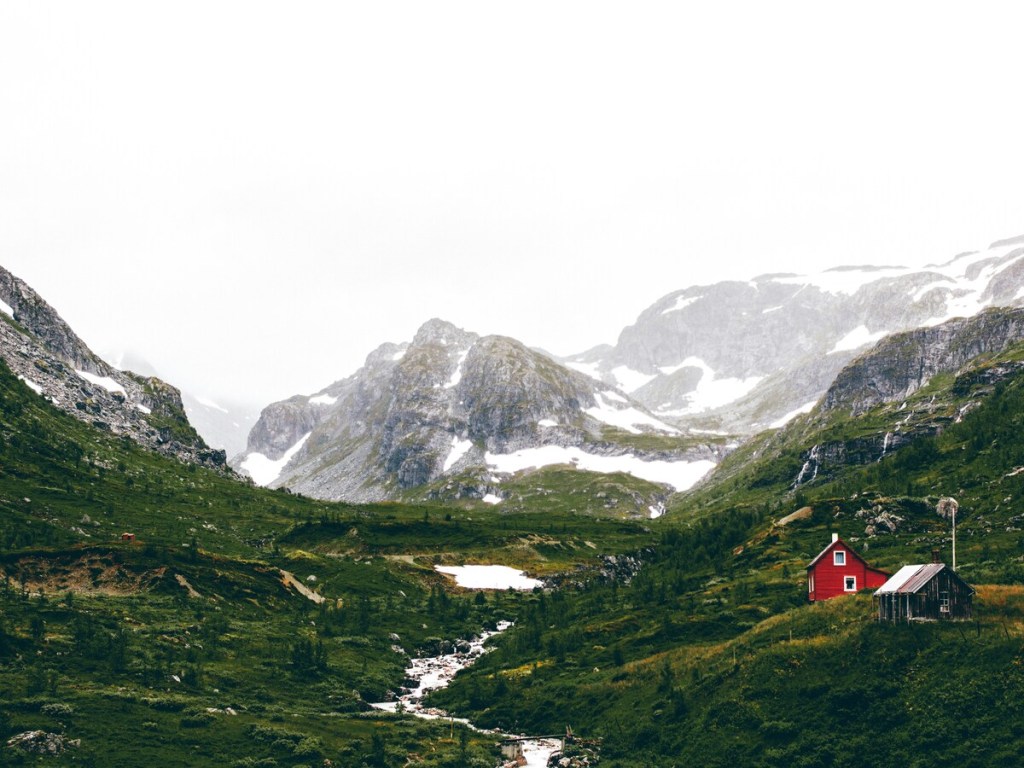 Norwegian village