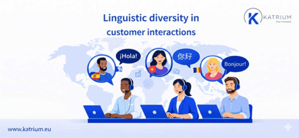 Linguistic diversity in customer interactions helps businesses build trust with multilingual customers.